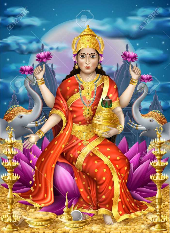 Hindu-Göttin .................. Puzzlespiel online