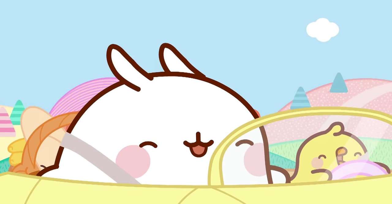 Molang in macchina puzzle online