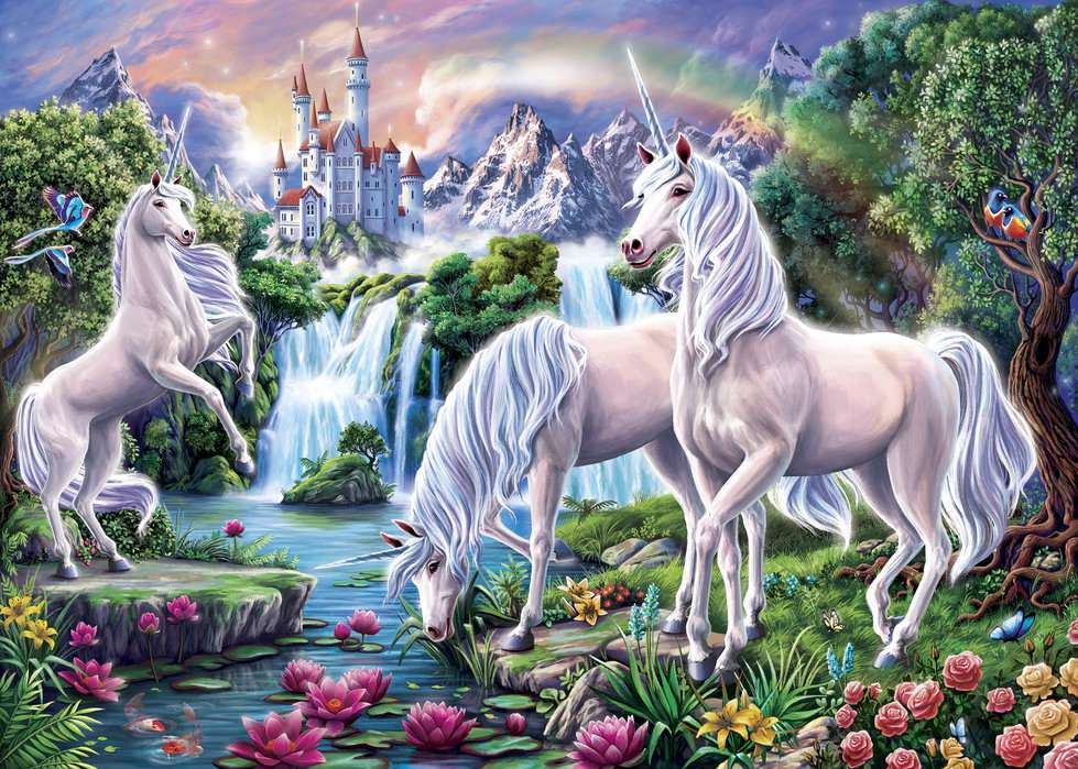 unicorns paradise jigsaw puzzle online