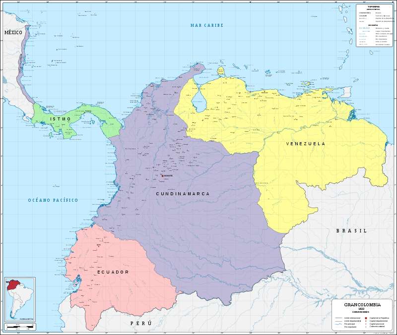 La Gran Colombia rompecabezas en línea