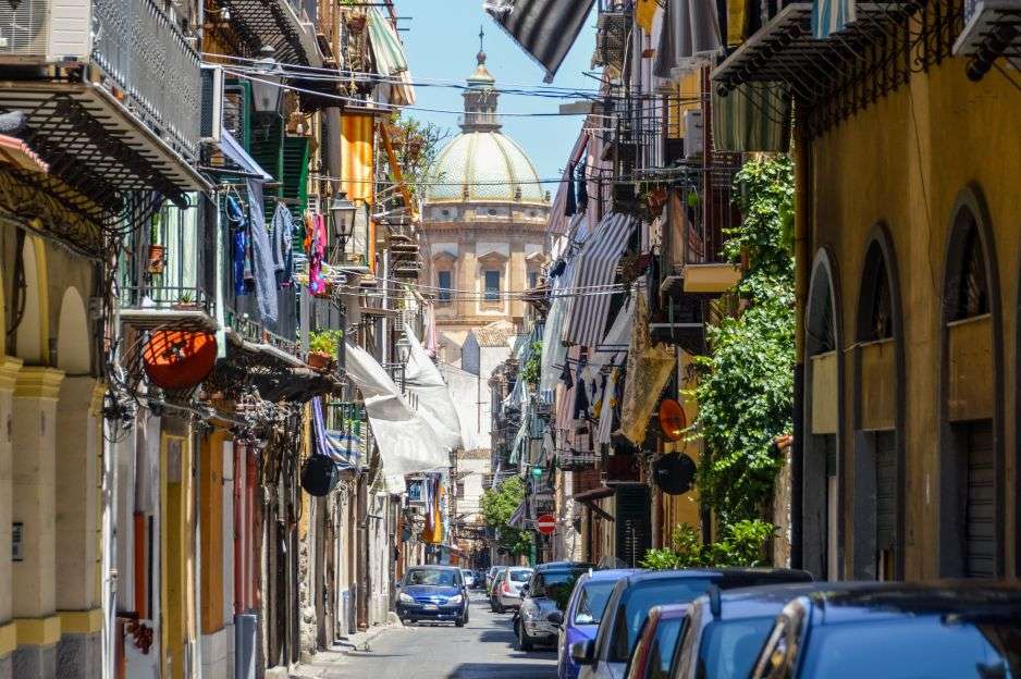 улица на Сицилии онлайн-пазл