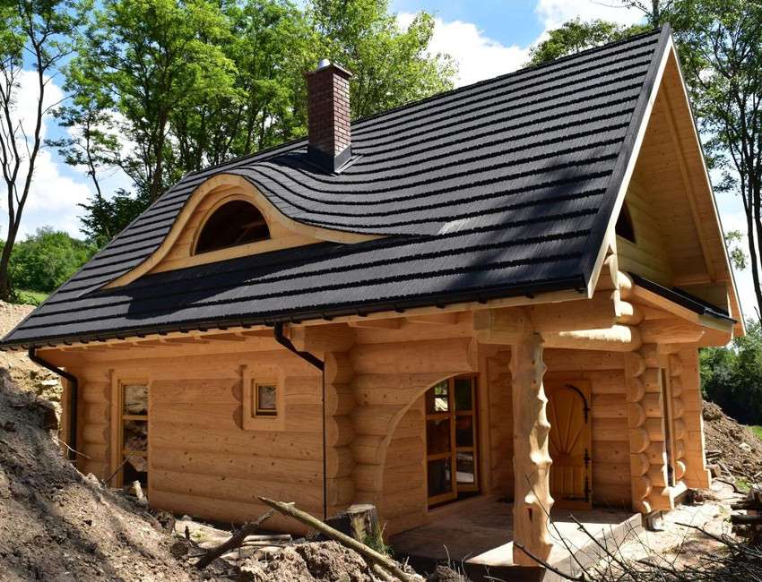 construction of a log house online puzzle