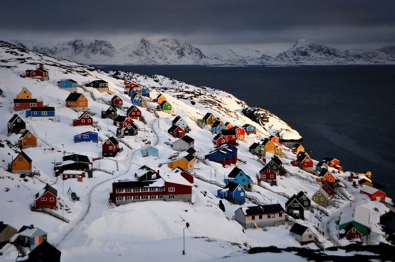 Сисимиут - Гренландия онлайн пъзел