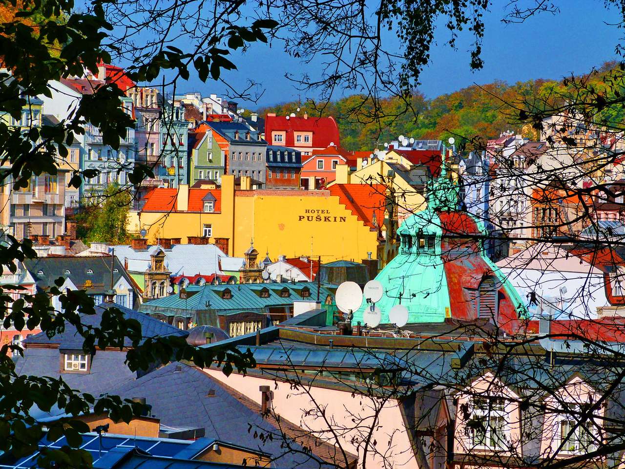 Karlovy Vary - ČESKÁ REPUBLIKA čeština online puzzle