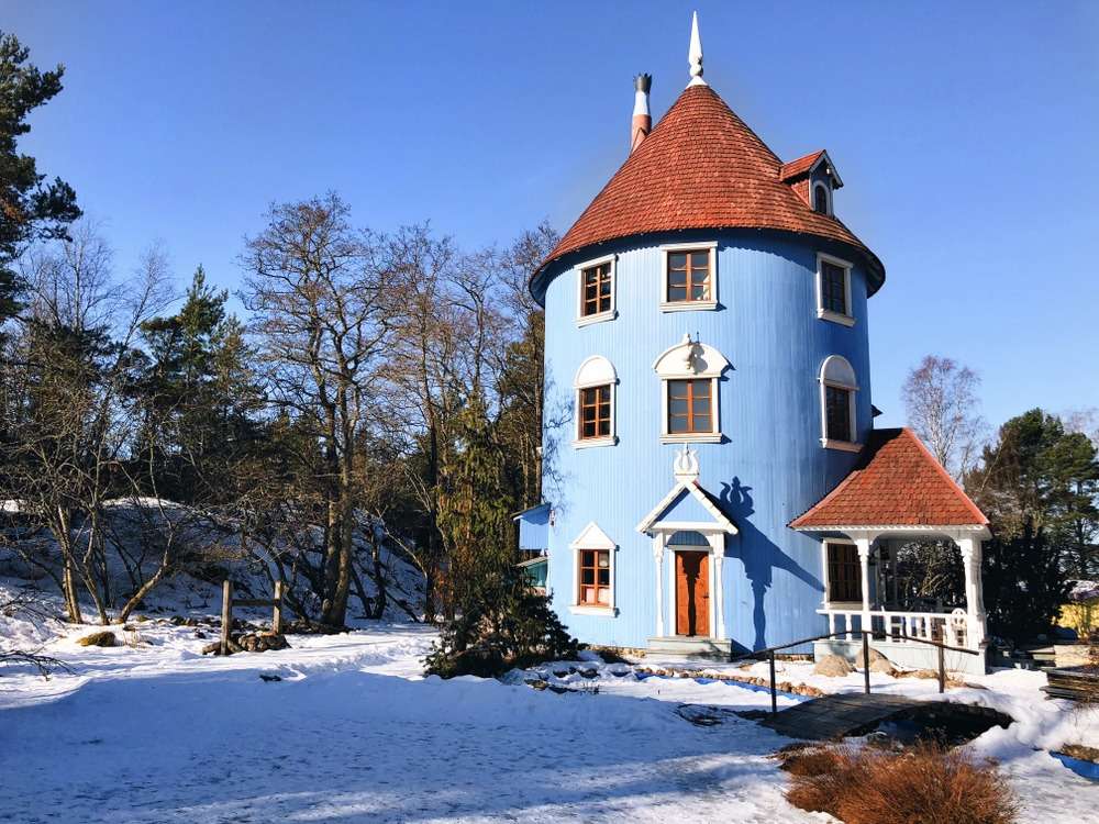 moomin къща във Финландия онлайн пъзел