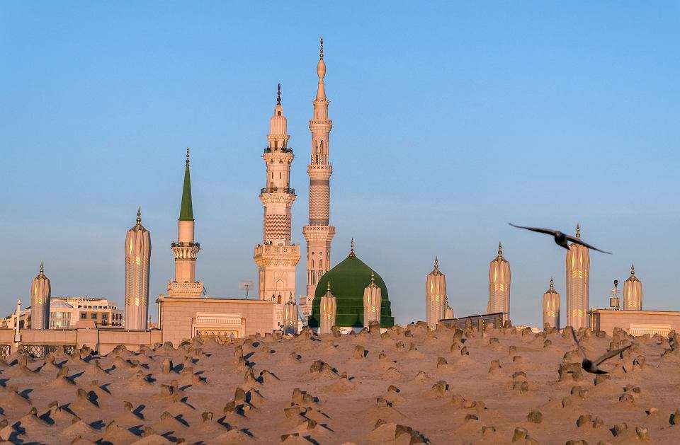 Мечеть Пророка в Саудовской Аравии пазл онлайн