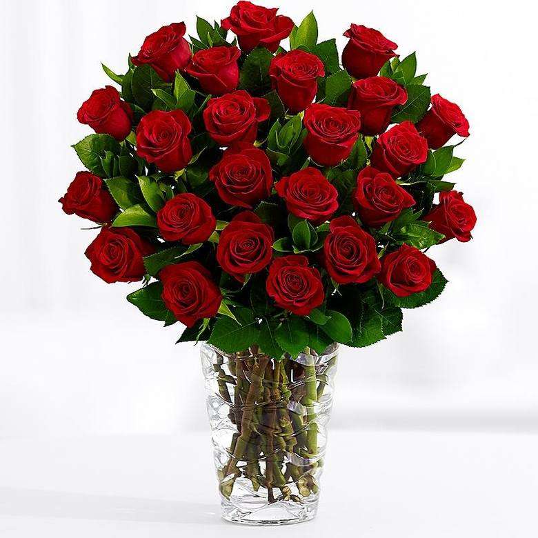 μεγάλο μπουκέτο με τριαντάφυλλα online παζλ