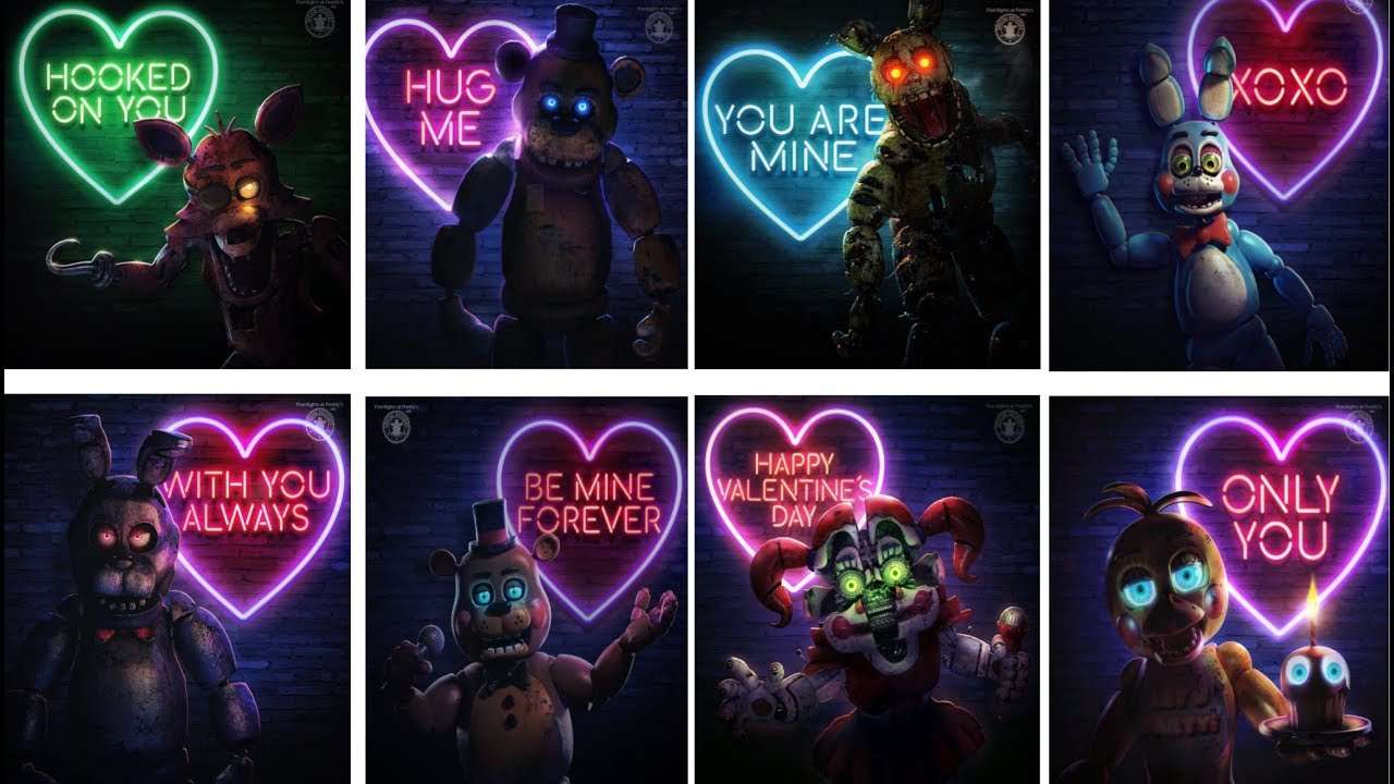 fnaf ar valentines day pics puzzle online