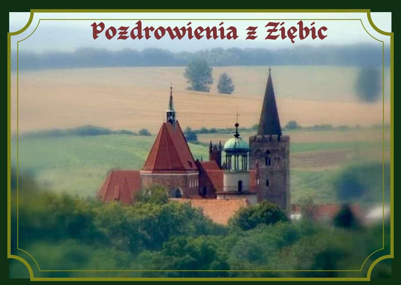 Hälsningar från Ziębice pussel på nätet