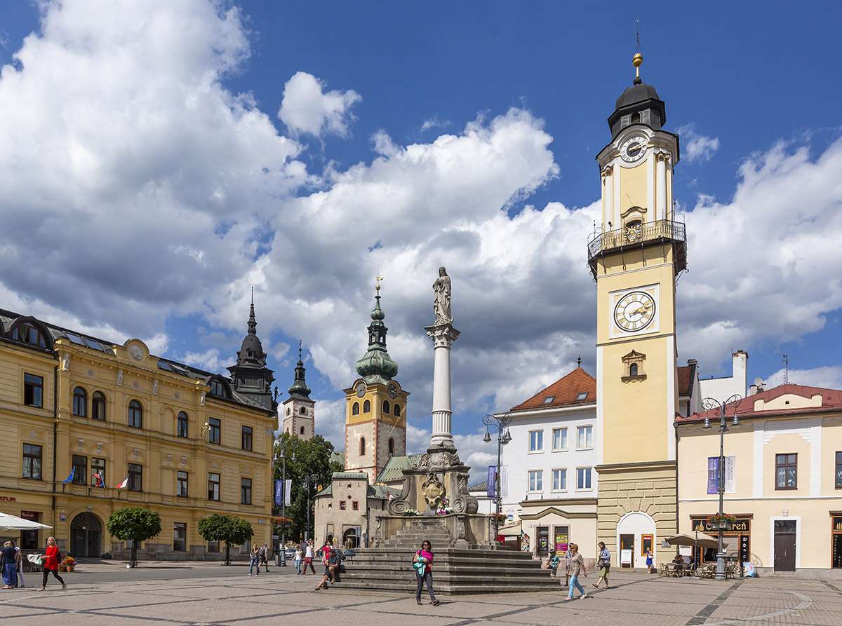 Banska Bystrica in Slowakije online puzzel