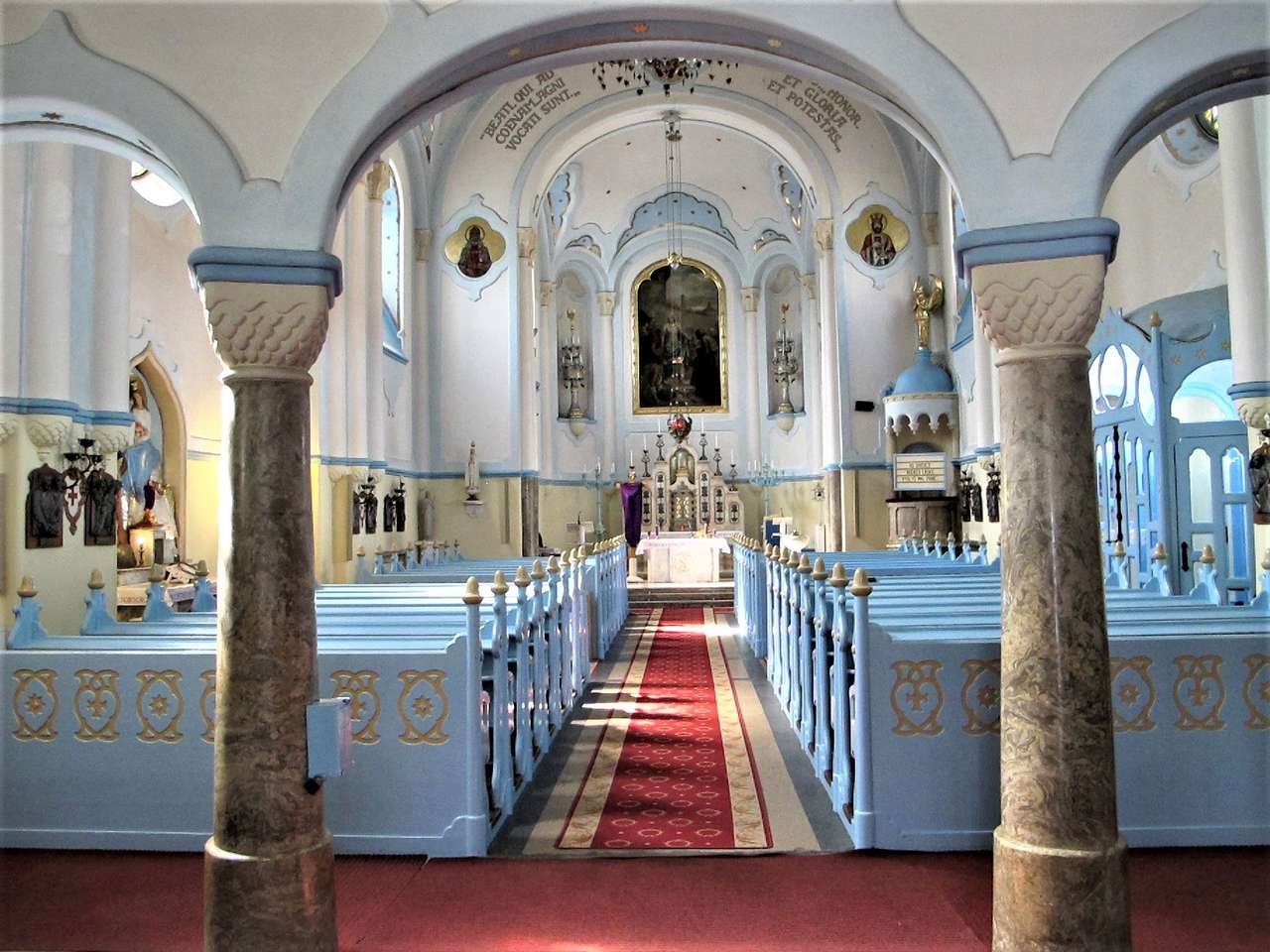 Bratislavský modrý kostel na Slovensku skládačky online