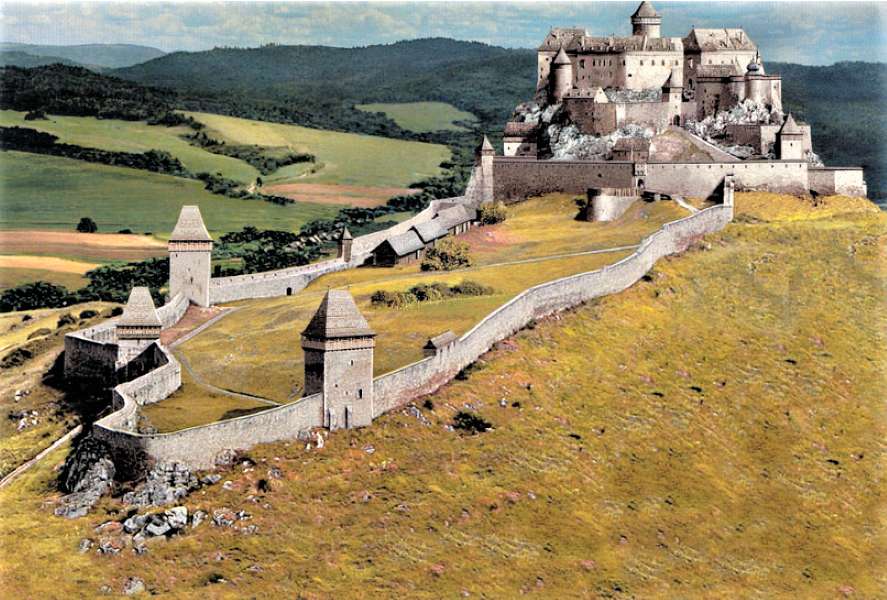 Spiš slott i Slovakien pussel på nätet