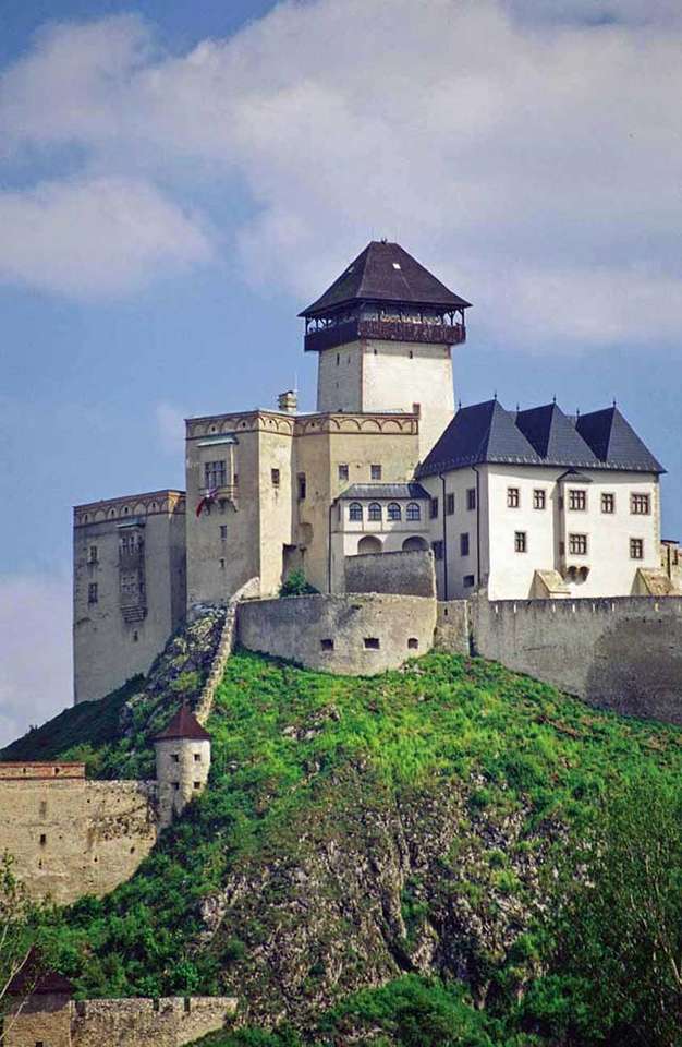 Trencin Castle in Slowakije legpuzzel