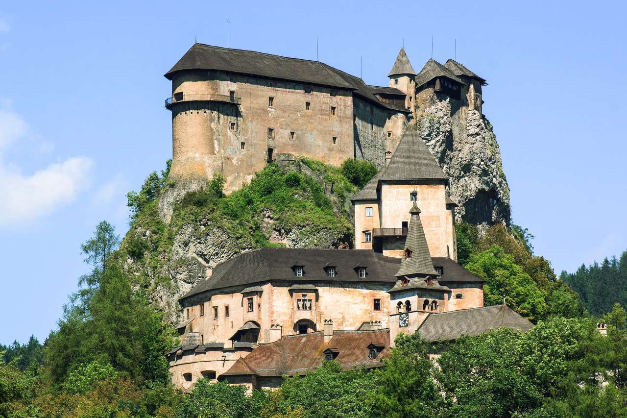 Château d'Orava en Slovaquie puzzle en ligne
