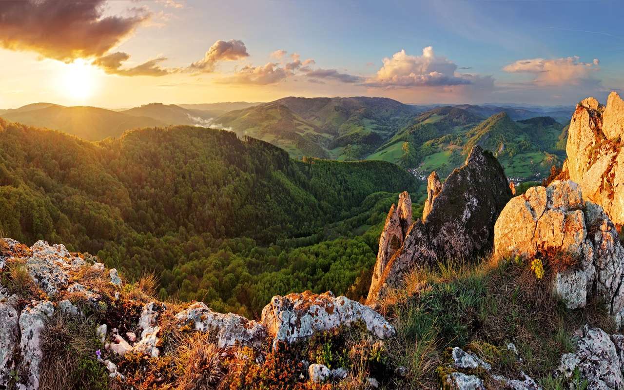 Landschaft in der Slowakei Online-Puzzle