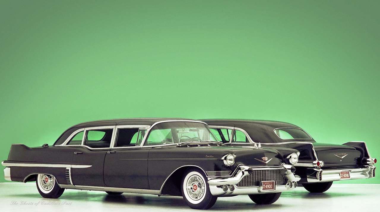 1957 Cadillac Fleetwood Series Седемдесет и пет седана онлайн пъзел