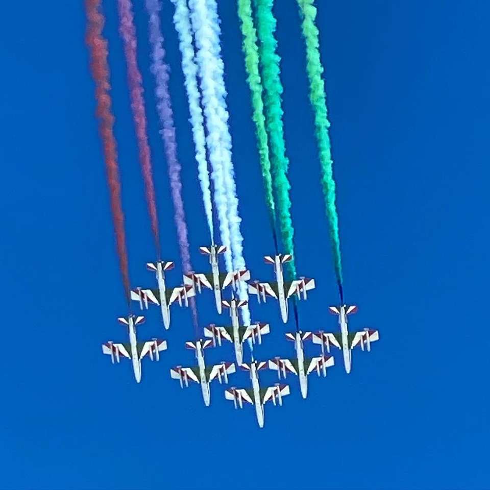 Frecce Tricolori Italien pussel på nätet