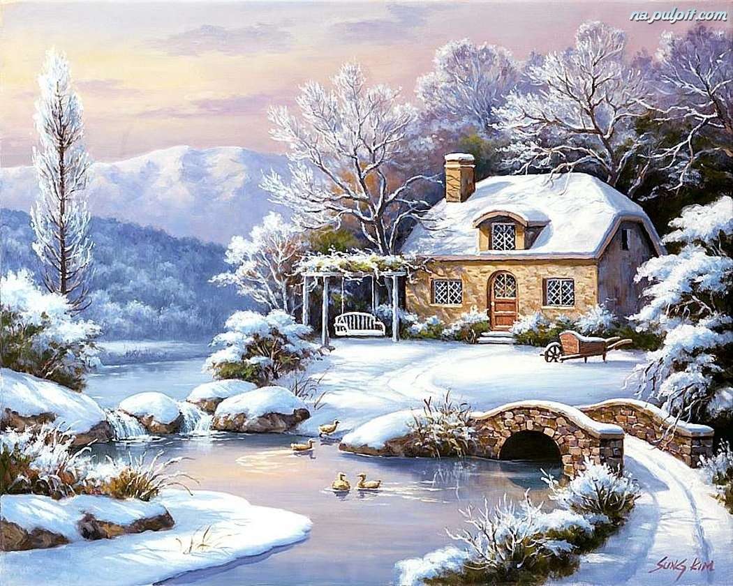 poza de iarnă puzzle online