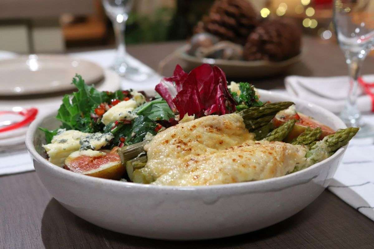 Salade met asperges legpuzzel online