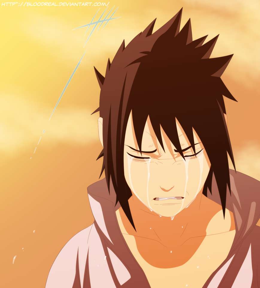 Sasuke llorando salsas rompecabezas en línea