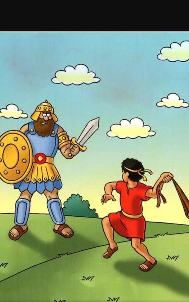 David en Goliath online puzzel