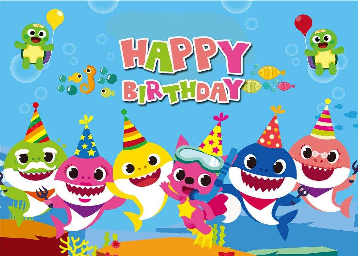 Gefeliciteerd Baby Shark legpuzzel online
