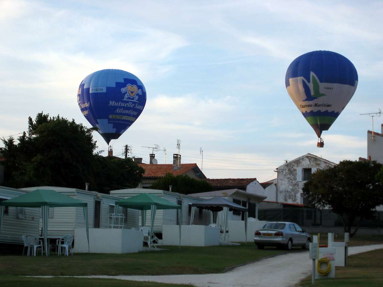 Horkovzdušné balóny skládačky online