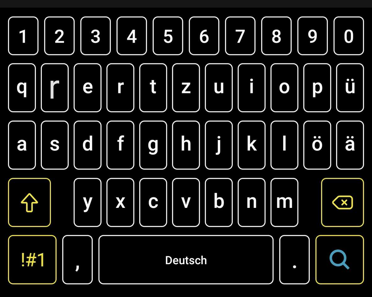S9 tastatur Online-Puzzle