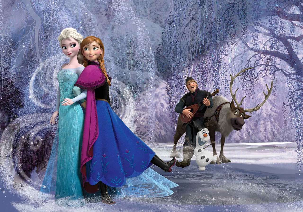 Puzzel Elsa en Ana legpuzzel online
