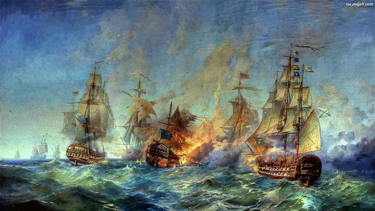 Kép tengeri csata online puzzle