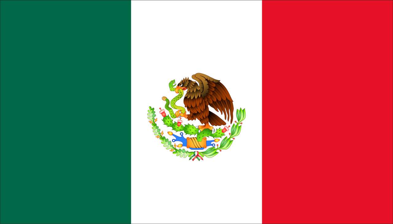 MEXICKÁ VLAJKA skládačky online