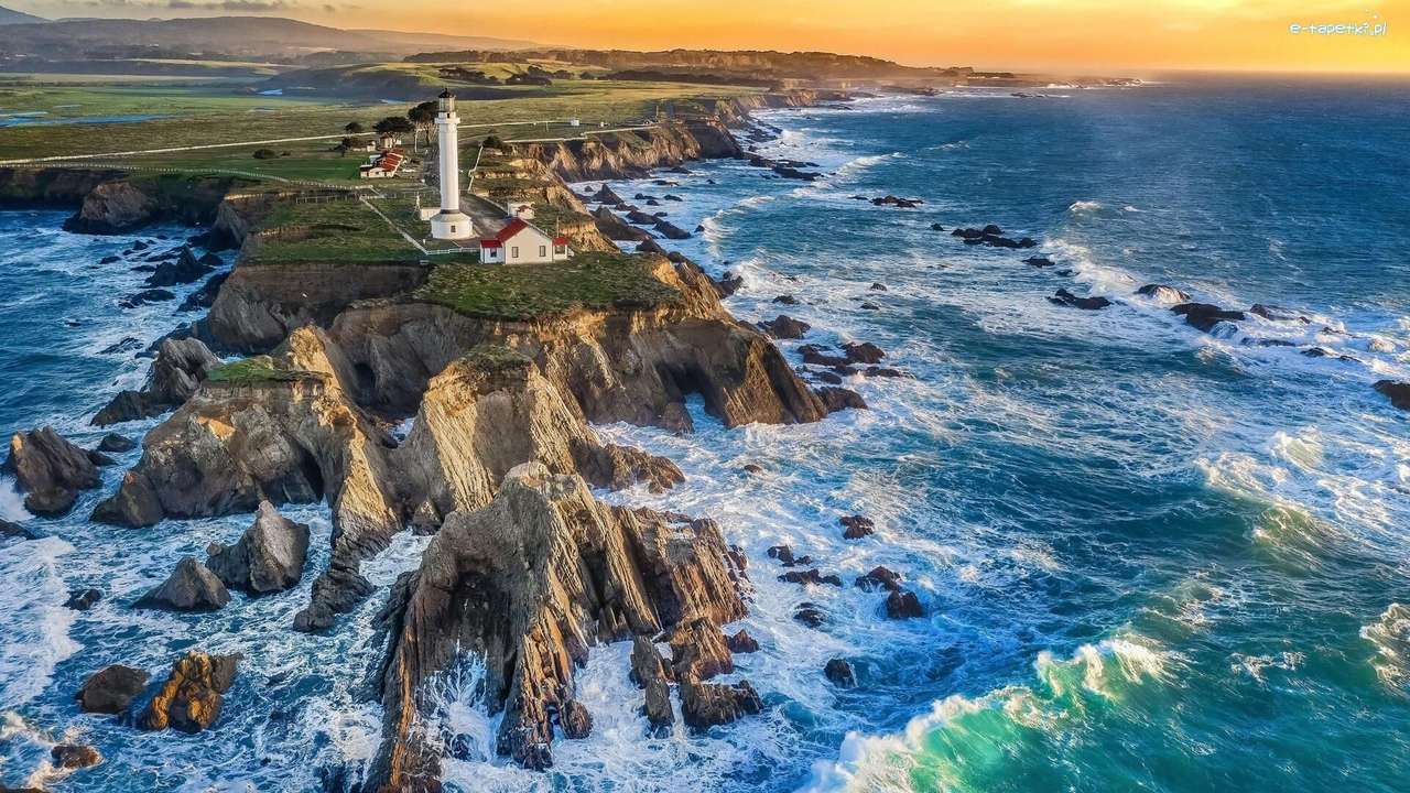 Küste, Leuchtturm Puzzlespiel online
