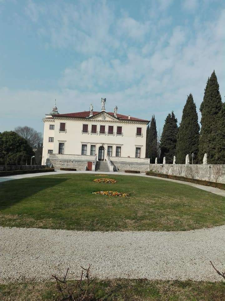 Vicenza Palladian villor Italien pussel på nätet