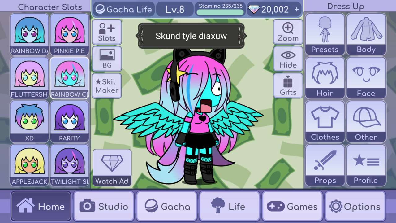 GACHA LIFE # 6 онлайн пъзел