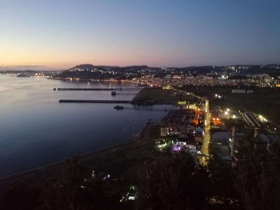 Coroglio tramonto Napoli puzzle online