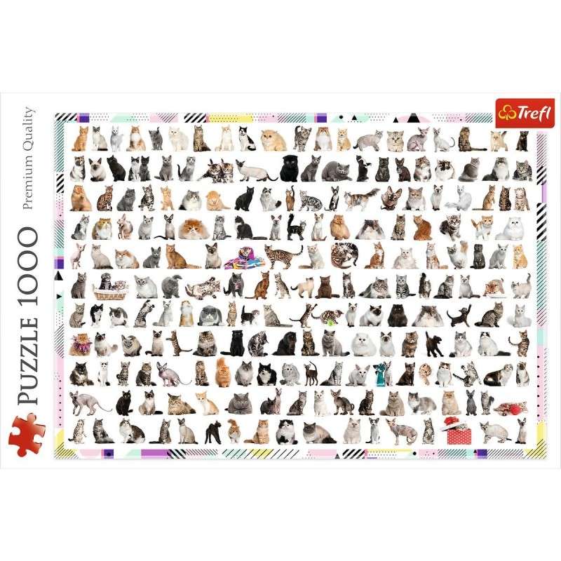 208 pisici puzzle online