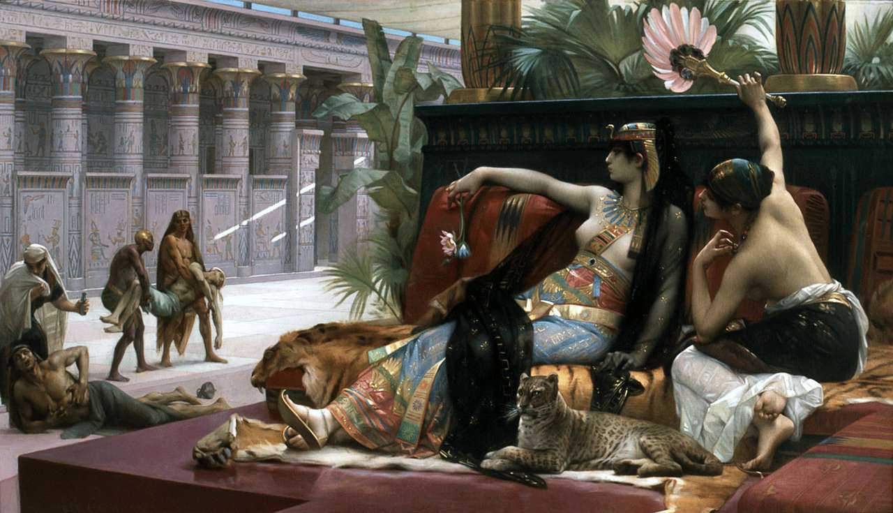 Kleopátra 1887. Alexandre Cabaneltől kirakós online