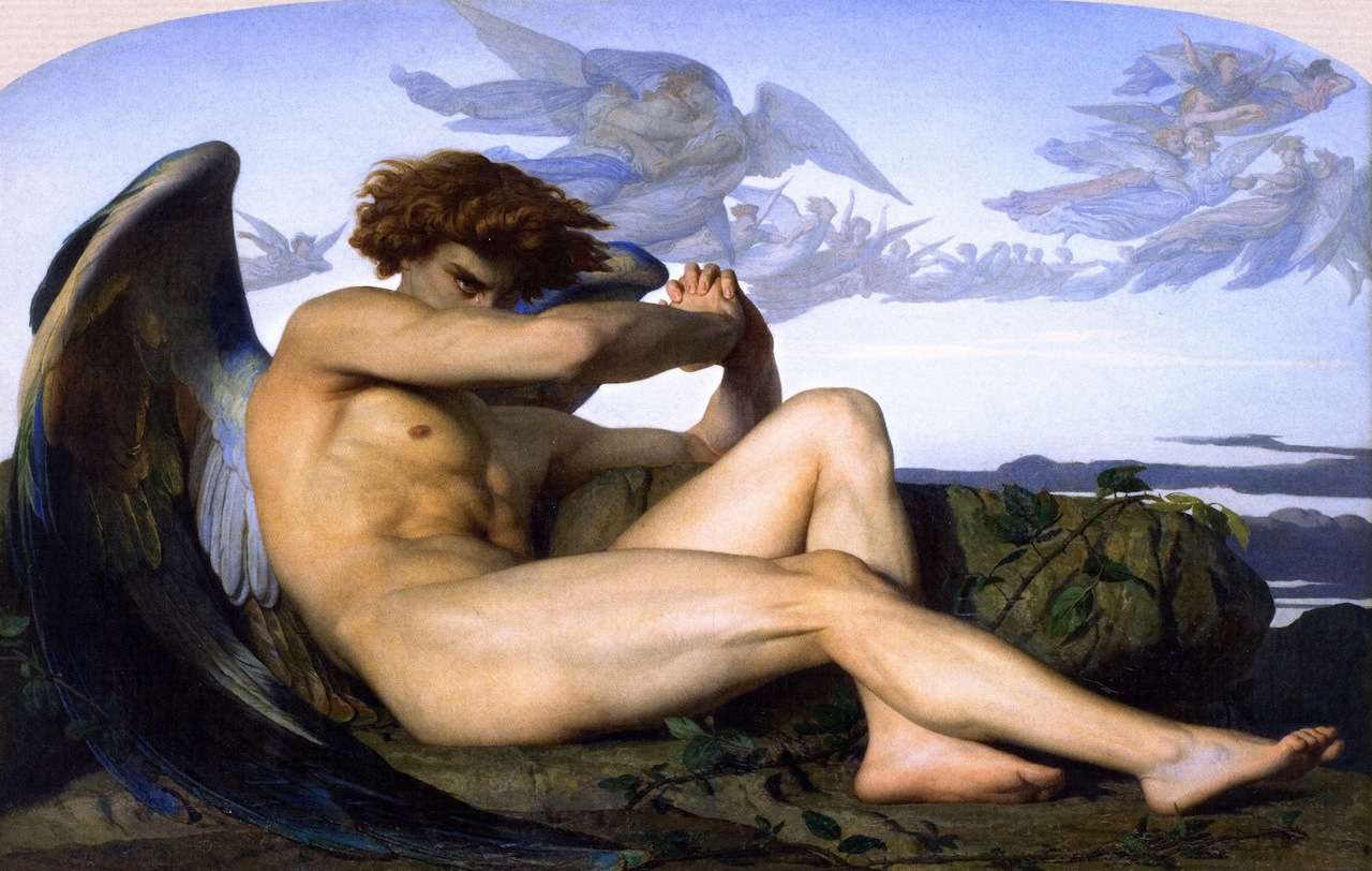 The fallen angel 1847 by Alexandre Cabanel online puzzle