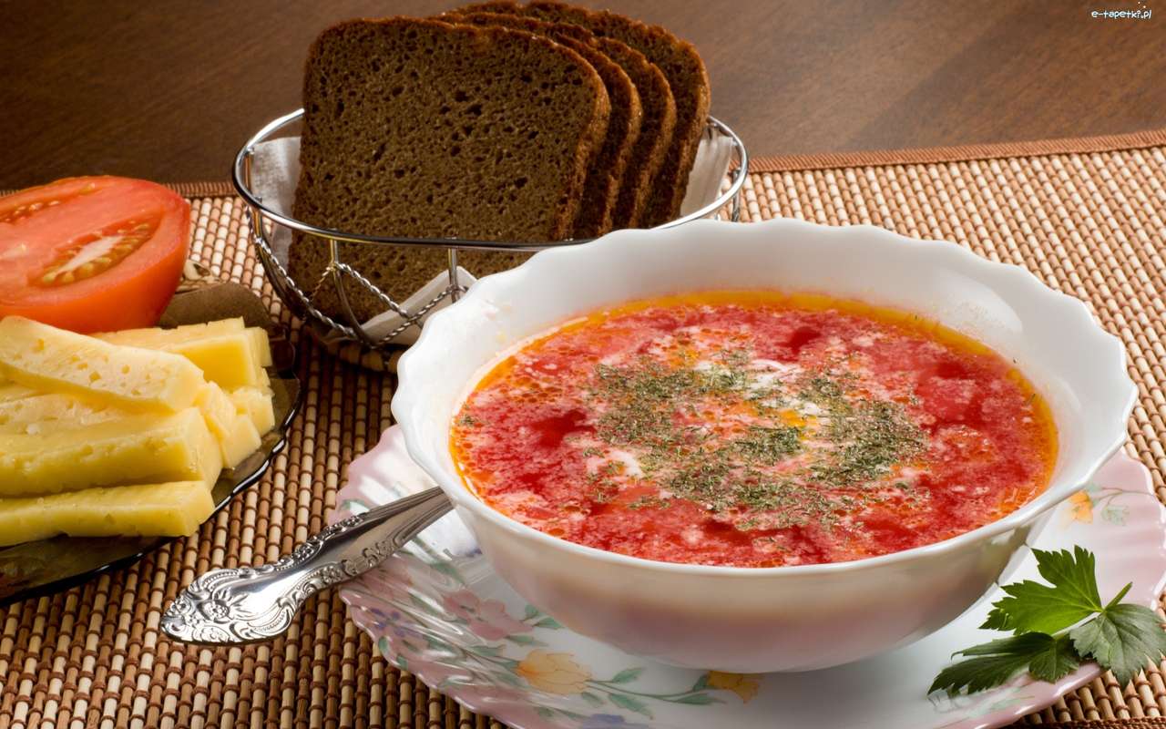 sopa de tomate puzzle online