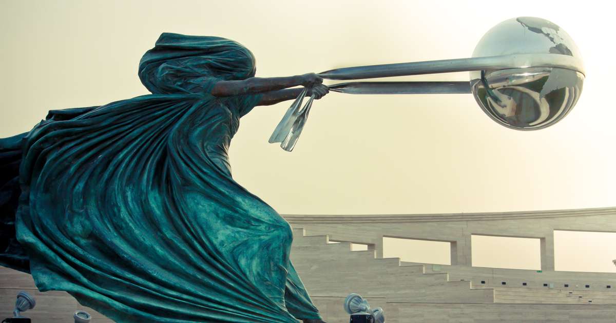 Скульптура Лоренцо Куинна онлайн-пазл