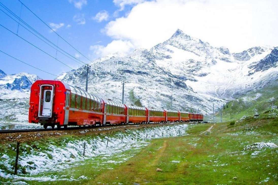 Bernina Express. online puzzel