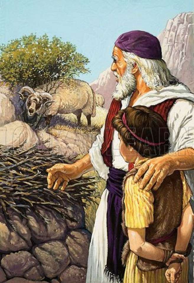 Abraham trosfader pussel på nätet