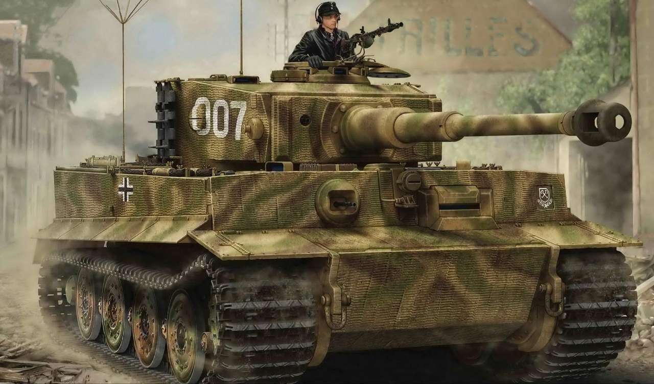Duitse Panzer online puzzel