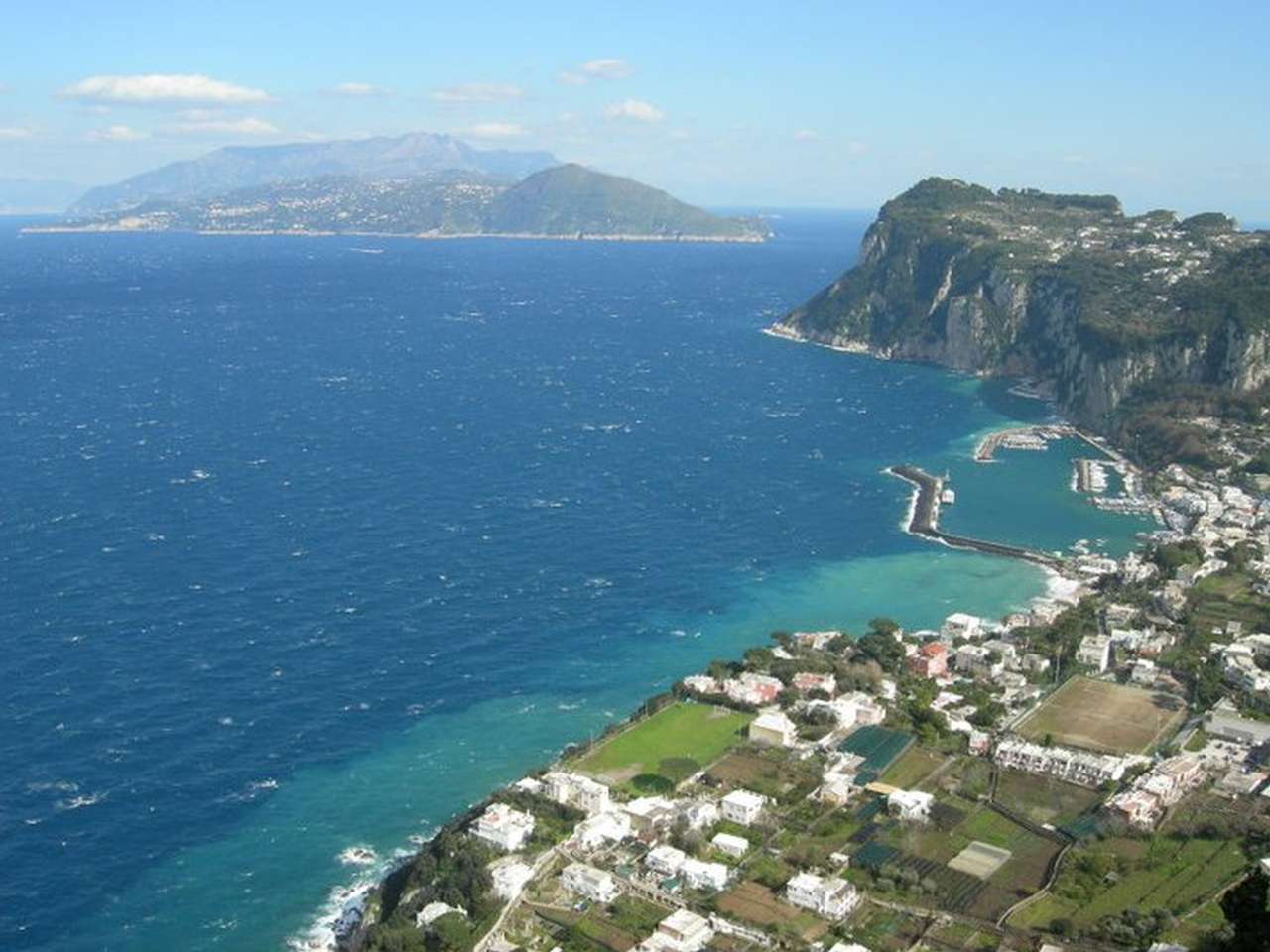Panorama de Capri rompecabezas en línea