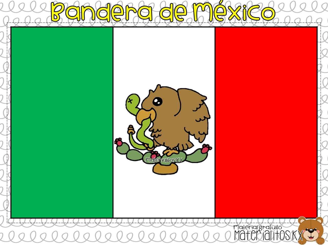 Mexikansk flagga Pussel online