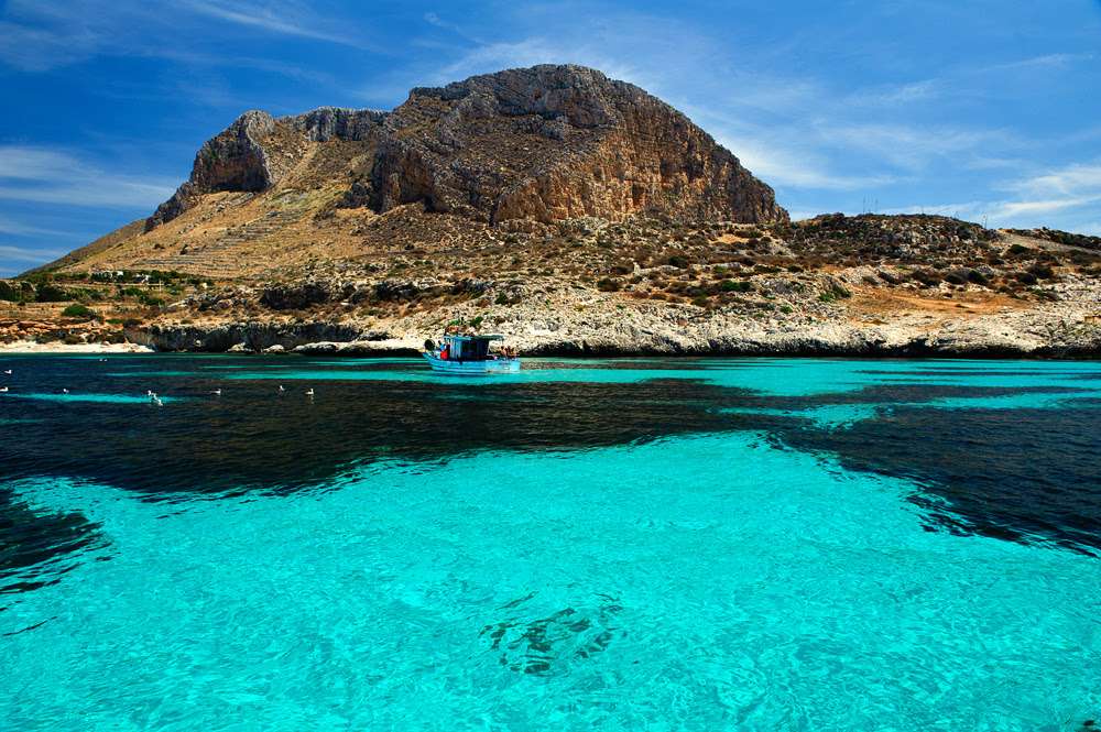 Егадські острови Трапані Сицилія Італія пазл онлайн