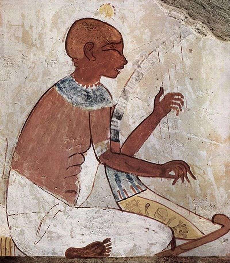 Le harpiste égyptien puzzle en ligne