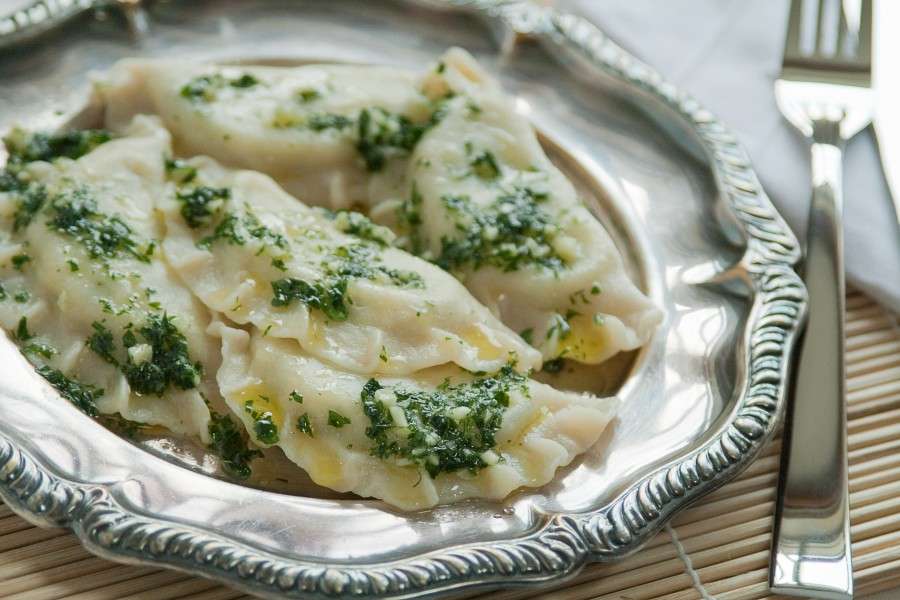 dumplings met spinazie online puzzel