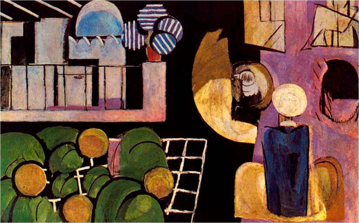 "Marockanerna" (1915) av Henri Matisse pussel på nätet