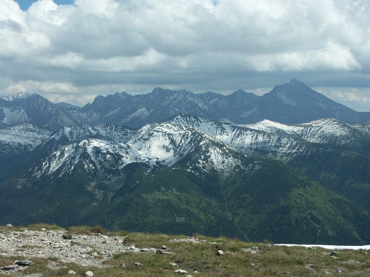 Paesaggio di montagna, Monti Tatra puzzle online